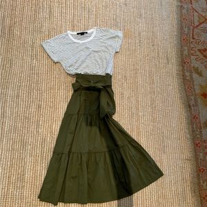 Veronica Beard striped  tee dress. Worn couple of times only. Size small.